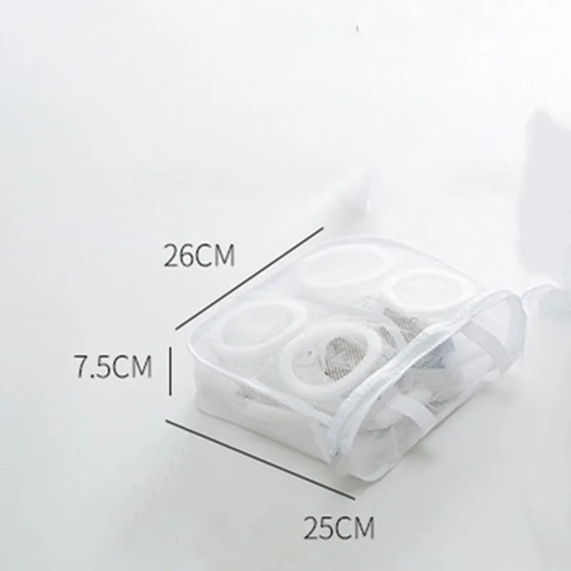 الأزياء غسل حقيبة للأحذية الجوارب الملابس الداخلية الملابس الصدرية المنزل تنظيف سستة حقيبة الغسيل غرامة شبكة المحمولة الغسيل حقيبة التخزين