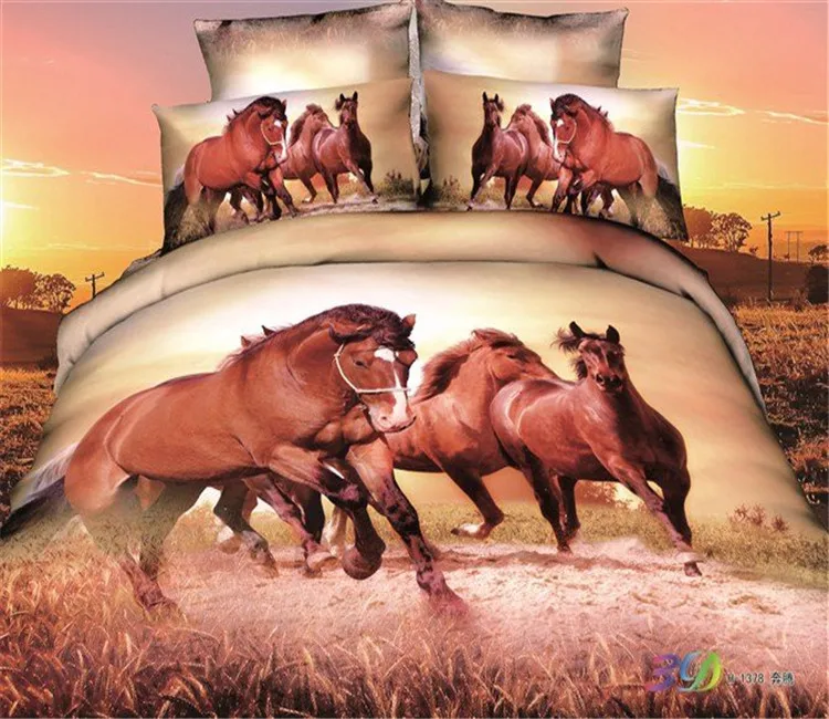 Suna 100 Cotton Luxury Queen Twin Size 3d Bed Set Bedding