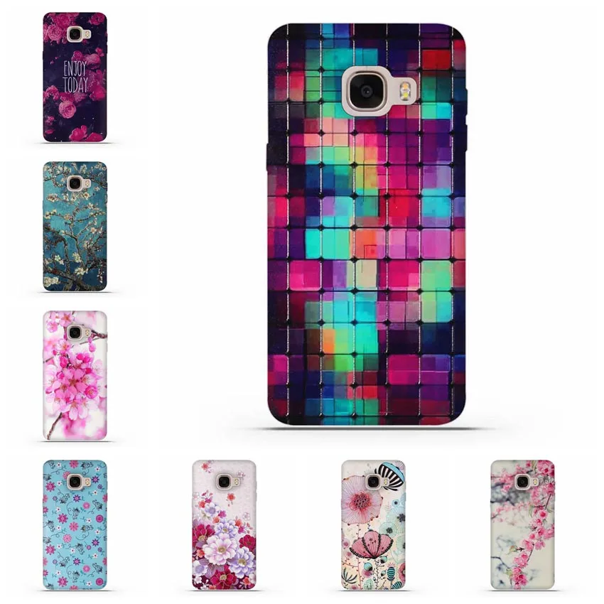 

For Samsung Galaxy C5 C5000 Case Luxury Cartoon TPU Silicone Case For Samsung Galaxy C5 Soft Clear Back Cover Funda Coque Capa