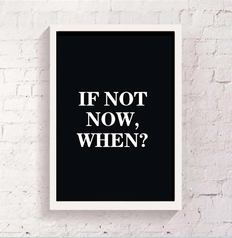 Motivational Quotes Poster Canvas Art Print Home Bar Decorsize A4 A3no Fame With Free Shipping Worldwide Weposters Com