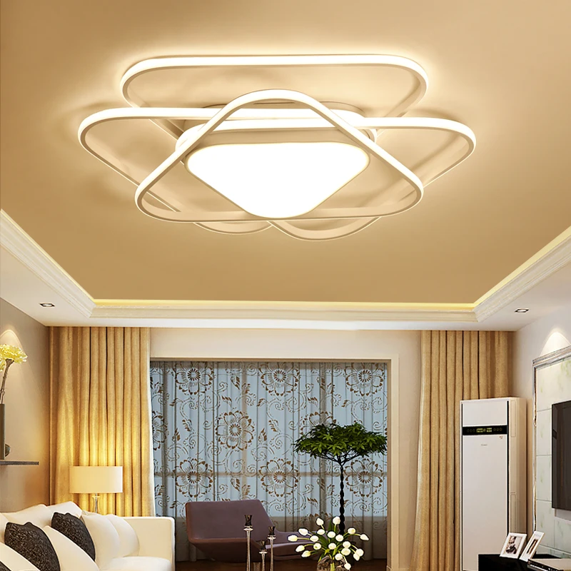 

New Designer Modern Led Ceiling Lights For Living Study Room Bedroom lampe plafond avize AC85-265V Indoor Ceiling Lamp Fixtures