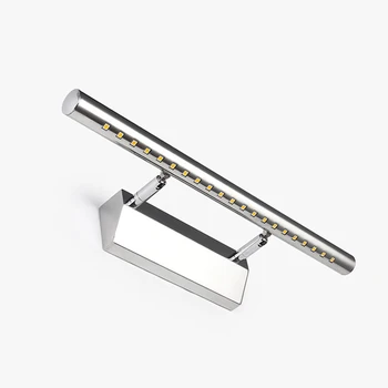 

New Hot 3W/5W Stainless Steel Rotation LED Light Bathroom Mirror Front Picture Wall Light Bar Lamp