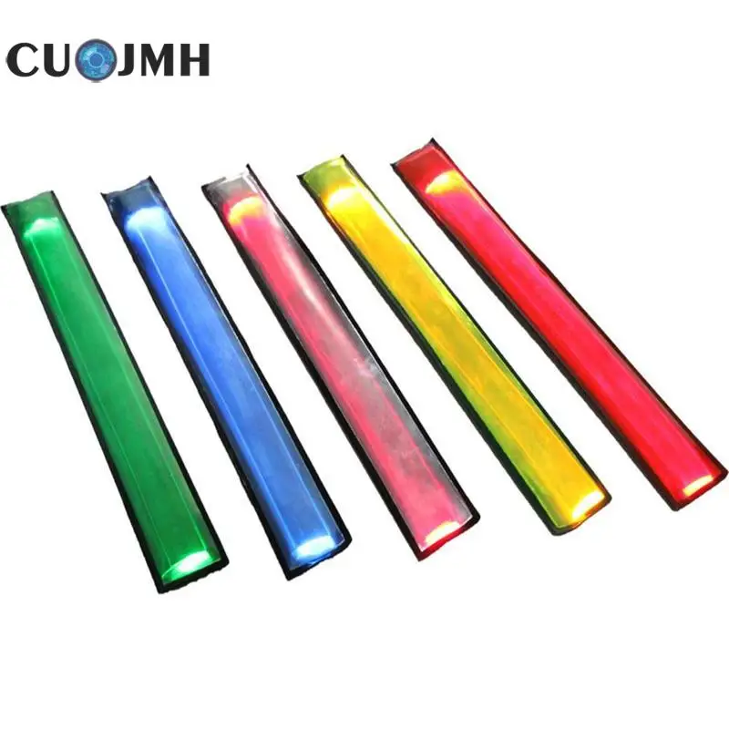 

1 Pcs Reflective Flashing Wrist Band Night Running Safety Equipment Party Decoration 5 Colors Led Flashing Reflective Wrist Band
