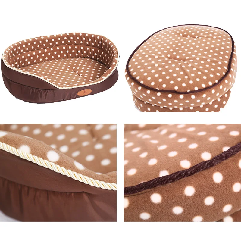 Double sided all seasons large dog bed Pet supplies cb5feb1b7314637725a2e7: camel dot|Christmas nest|Coffee