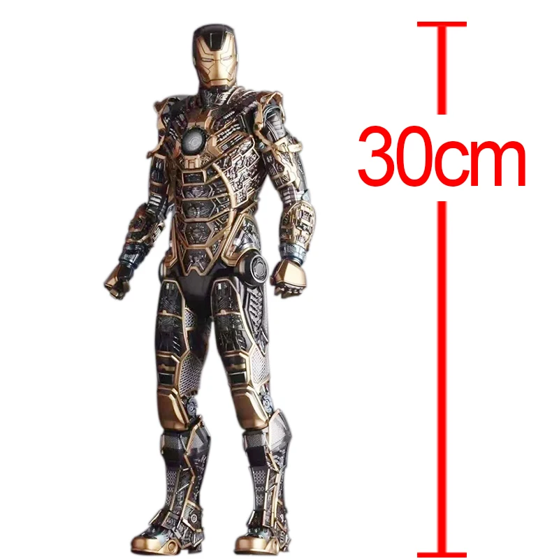 

C&F Iron Man Anime Action Figure Toys Superhero Anthony Edward Stark Colorful PVC Model Collectible Figures Toys For Gifts