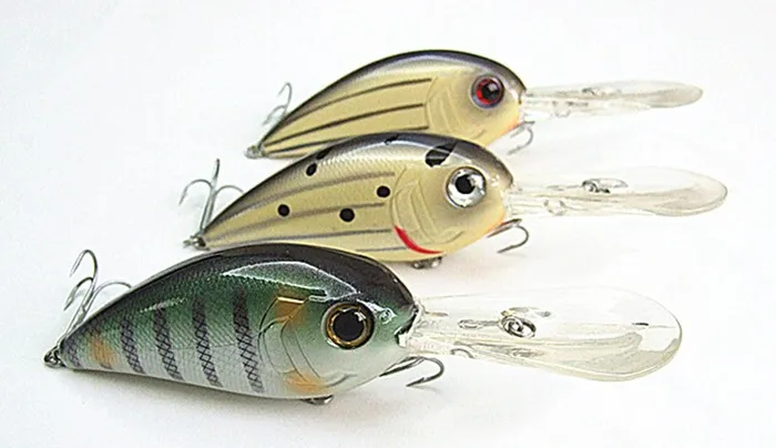 Isca de Pesca Suspender tipo China Manivela Isca Profundidade Mergulho Grande Jogo Mar Enfrentar Plástico Duro Falso Gancho Lábio 5.5cm 9cm 46g 5 Iscas artificiais