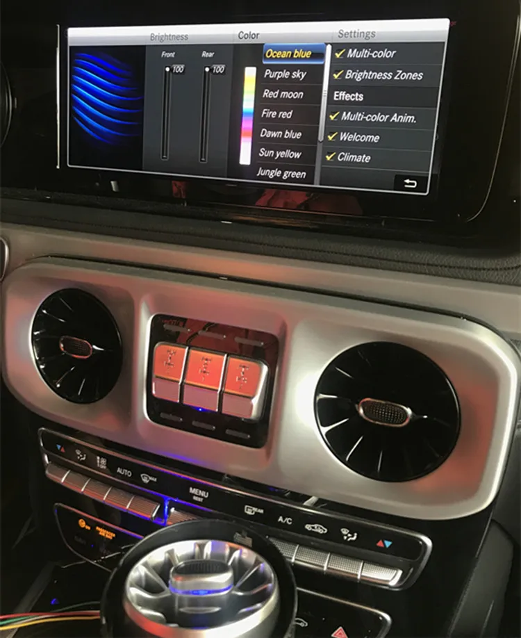 G wagon air conditoin cover fit for G class W464 G63 G65 G500 G55  air-condition cover 4 pieces interior vents cover  (2)