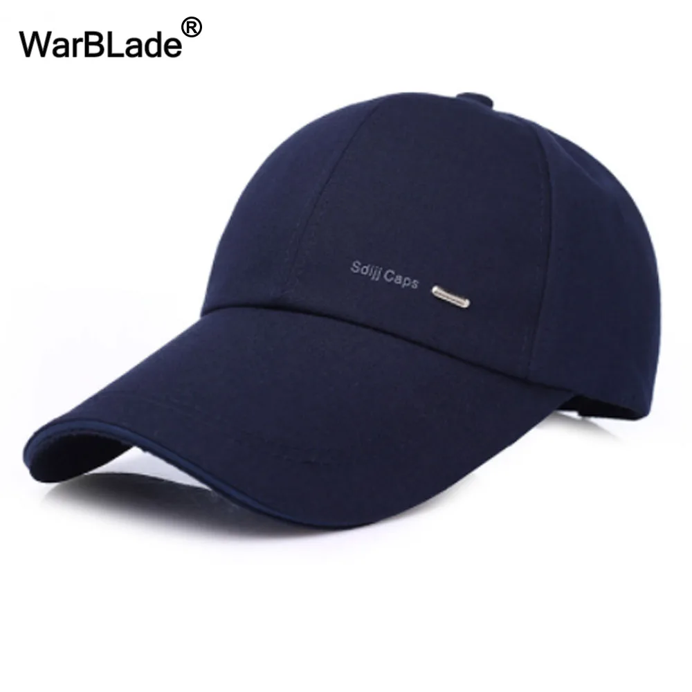 

2018 Sports Cap Mens Hat For Fish Outdoor Fashion Line Baseball Cap Long Visor Brim Shade Snapback Sun Hat Bone Gorras WarBLade
