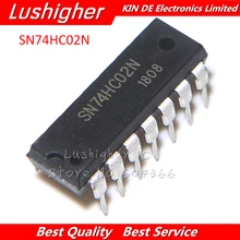 100PCS 74HC02N 74HC02 DIP14 SN74HC02N DIP Novo Original