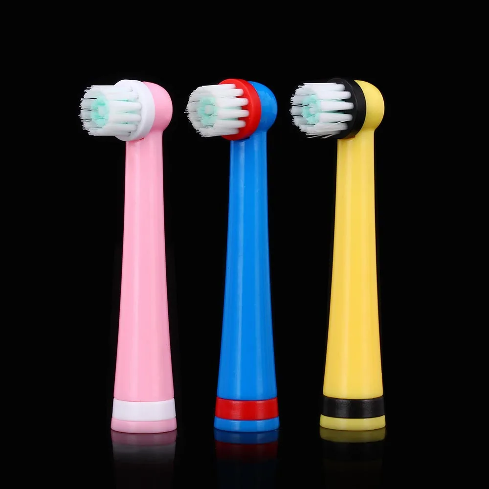 

Kids Electric Toothbrush Heads Cartoon Rotating Toothbrush Head Lovely Soft 3D Bristles Children Toothbrush Replacement Heads