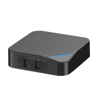 

Bluetooth 5.0 Wireless Audio Adapter 2 In 1 Wireless Transmitter Tv Receiver Digital Optical Aux/Spdif/Type-C With Csr8675 Apt