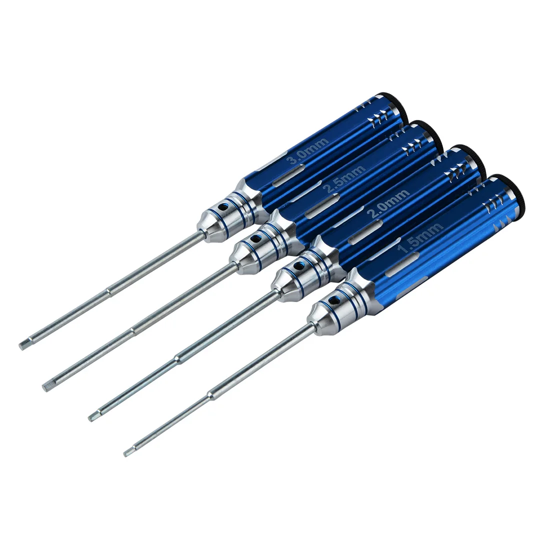 

4 In 1 Screwdriver Hexagon Head 1.5 2.0 2.5 3.0mm Hex Screw Driver Tools Set Professional RC Tools Kits For FPV Helicopter Car
