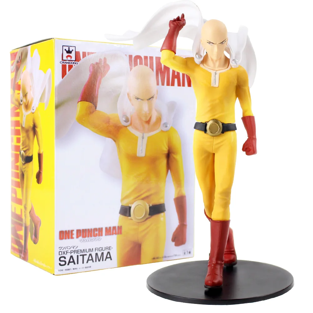 20 см аниме One Punch Man игрушки DXF Премиум фигурка Сайтама фигурка ПВХ Коллекция Модель Куклы для подарка