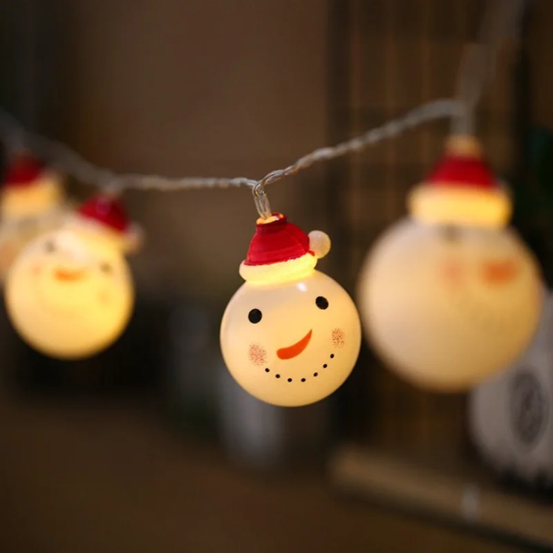 Muñeco De nieve 1 m 10 Luces Led decoración Luces De Navidad al aire libre Luci Natale Año Nuevo guirnalda cadena Luces De Navidad, J Muñeco De nieve 1 m 10 Luces Led decoración Luces De Navidad al aire libre Luci Natale Año Nuevo guirnalda cadena Luces De Navidad, J