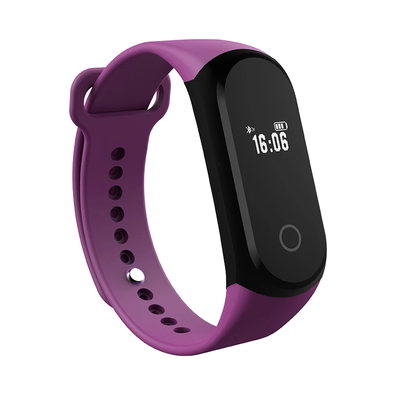 A16 Bluetooth Smartband Heart Rate Sleep Monitor Pedometer bracelet Smart wristBand Waterproof IP67 Compatible for IOS