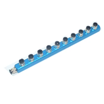 

Air Hose Fitting 8mm 10 Position Push in Connect Quick Coupler
