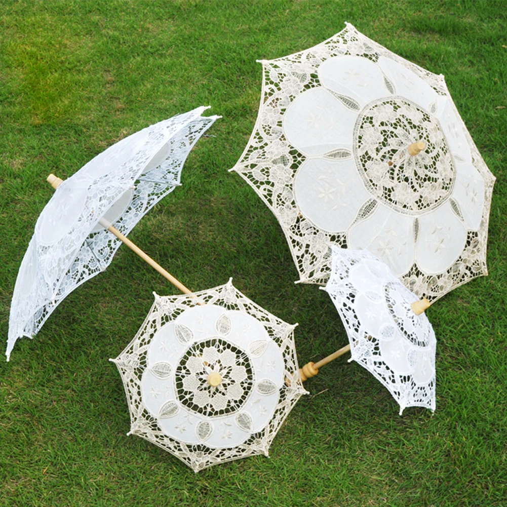 

Home Party Parasol Photography Fashion Props Gift Prom Dance Sunshade Lace Umbrella