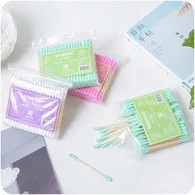 Двуглавый санитарный хлопок, косметический ватный тампон, бытовой гигиенический ватный тампон 100 шт