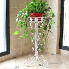 Подставка для цветочных горшков, одноэтажная, кованого железа, европейский стиль, для помещений, гостиной, подвесная стойка для растений орхидеи