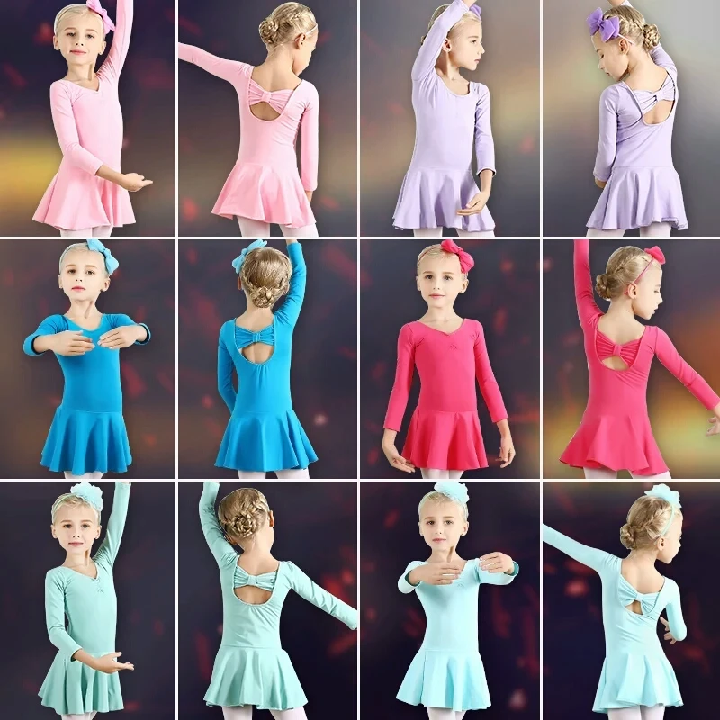 Child Ballet Leotard For Kids 2017 New Summer Pure Cotton Children Dance Clothing Daily Dancing Practice Skirt | Тематическая