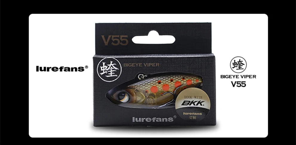 Lurefans Рыболовная Приманка VIB V55 Minnow искусственная рыболовная отличное качество плавающая Тонущая 11,5 г 55 мм