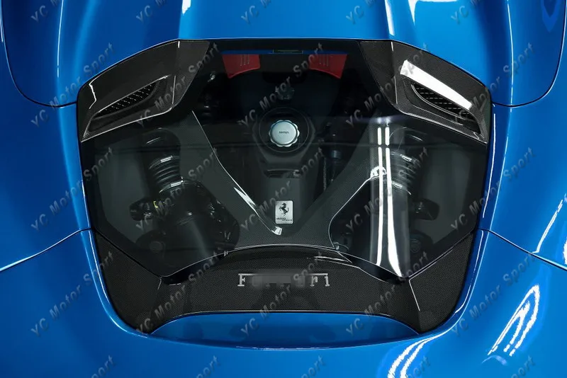 2015-2017 Ferrari F488 Spyder Capristo Style Engine Hood Bonnet CF (56)