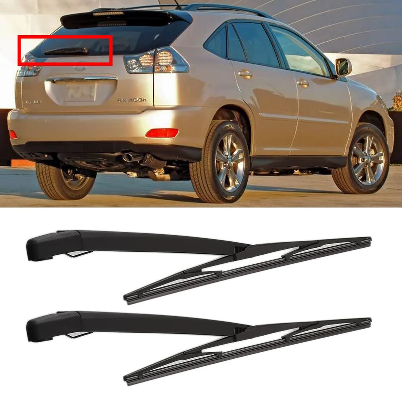 HLEST Rear Window Windshield Wiper Arm +Blade Fit For LEXUS RX400h 2004