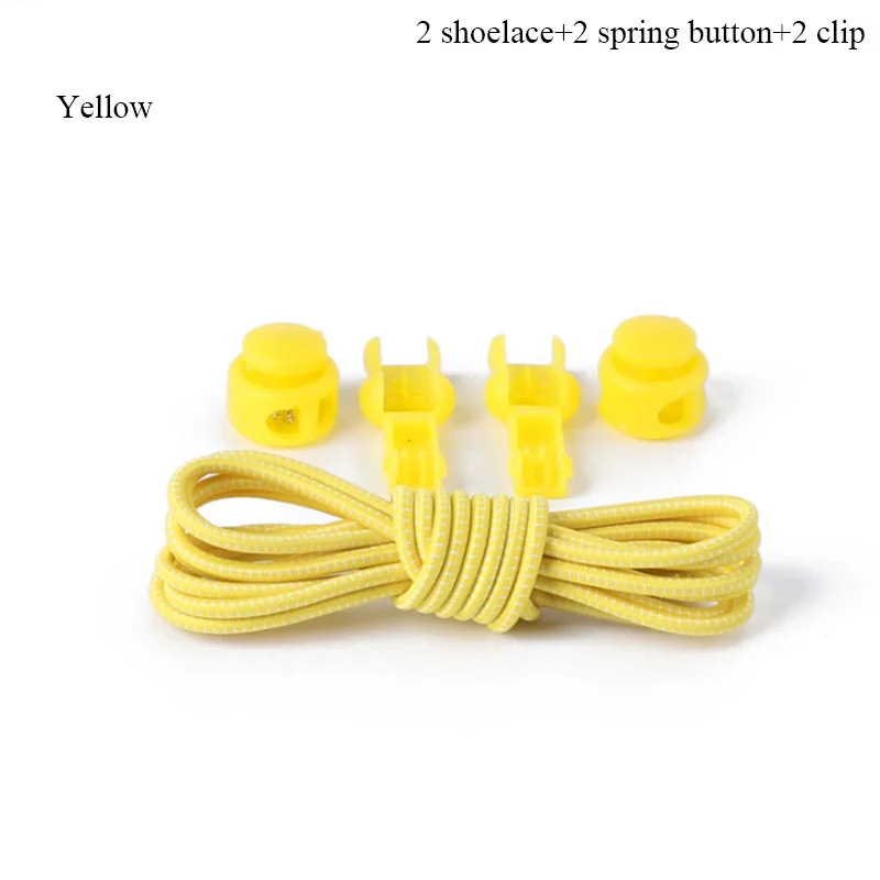 No Tie Shoelaces Stretching Lock lace Locking Shoe Laces Elastic Sneaker Chidren Shoelaces Shoestrings RunningJoggingTriathlon (25)