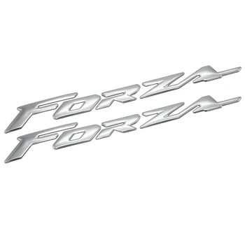 

2pcs Motorcycle Bike 3D Decals Emblem Logo Raised Reflective Fairing Tank Fuel Stickers Vinyl Bling For Honda Forza
