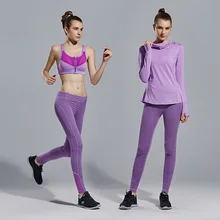 3 piece Yoga Sets Women’s tracksuit yoga pants and T-shirt sportswear sport costumes for women Trousers for women leggins sport