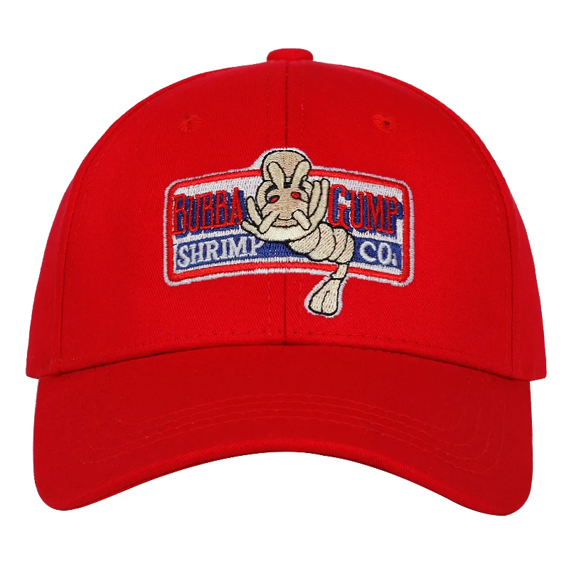 BUBBA GUMP бейсболка с креветками для мужчин и женщин спортивные шапки летние от