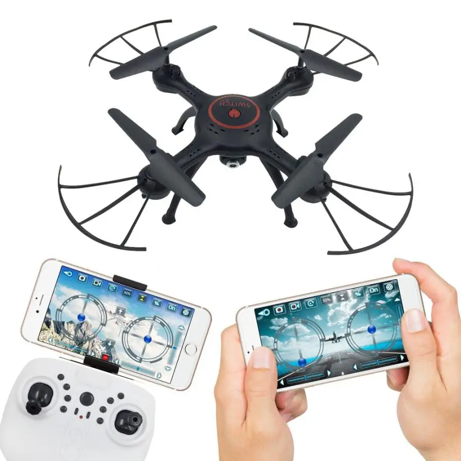 X5UW 4CH 6 Axis FPV RC Quadcopter Wifi Camera Real Time Video 2 Control