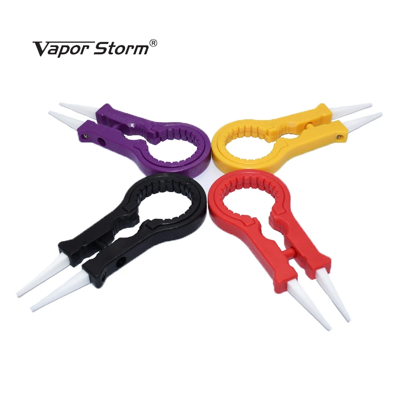 

Multifunction Ceramics Tweezers V8 Electronic Cigarette RDA RBA Atomizer DIY Tool Heat Resistant Wrapping Adjustment Wire Tool