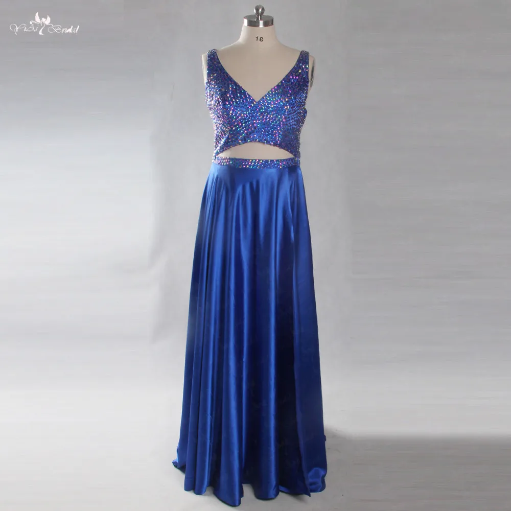 heavily beaded evening gown