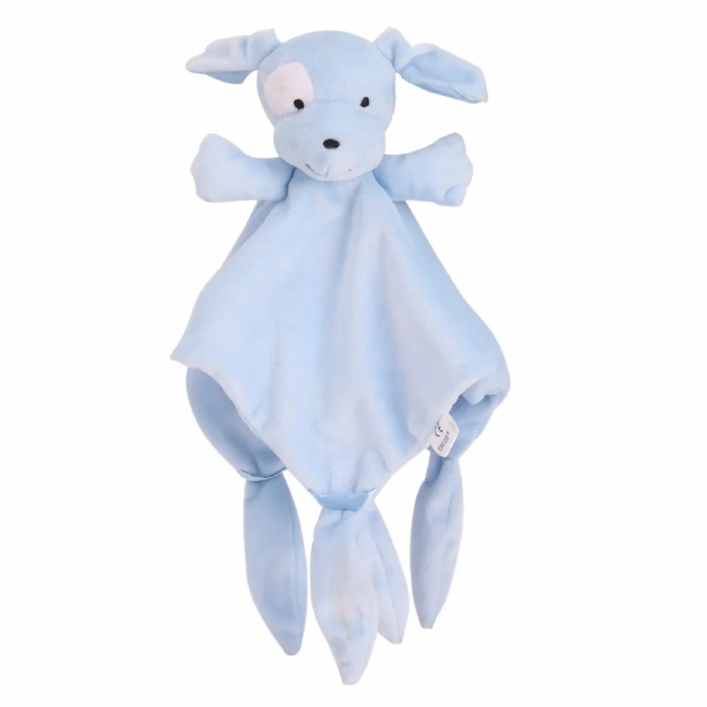 Плюшевое полотенце для новорожденных детей, игрушка с рисунком кота, кролика, животных, погремушка, игрушка для сна, для новорожденных, мягкие куклы, удобное полотенце