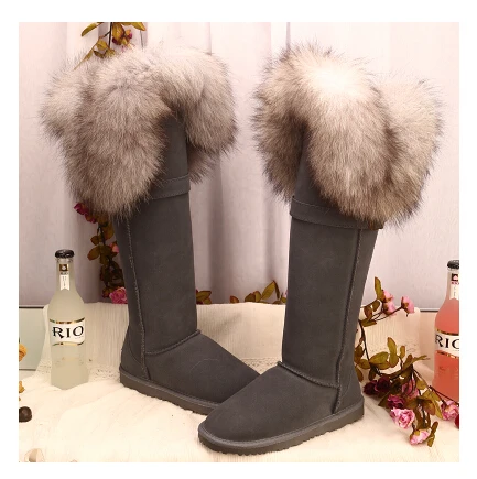 knee high uggs with fur