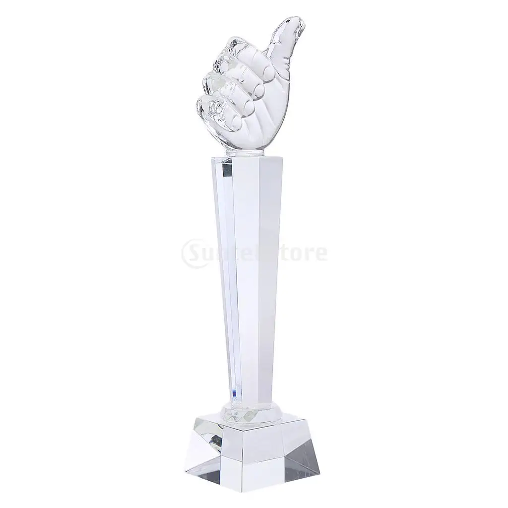 1 шт награда для спортивных соревнований кристалл, приз, Кубок для большого пальца 31 см высокий Декор