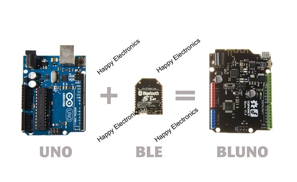 DFRobot Подлинная плата микроконтроллера Bluno, Atmega328 BLE TI CC2540 чип Встроенный Bluetooth 4,0 совместим с Arduino Uno