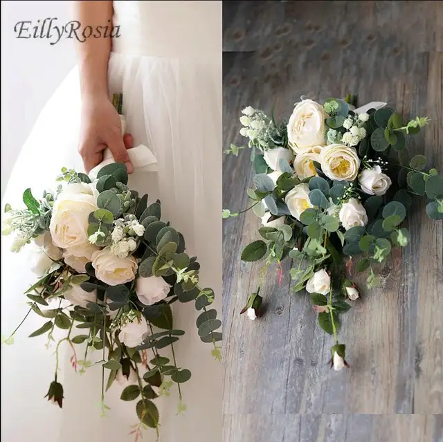 Wedding Bouquet Mariage Matching Corsage And Wrist Flower Original