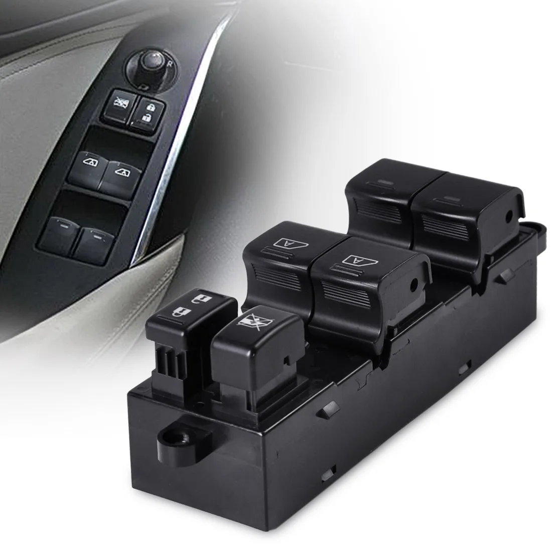 Citall 1pc Electric Power Window Master Switch Lh Driver