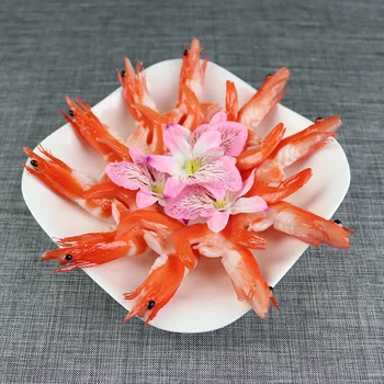 

Artificial Foods &amp Vegetables Shrimp Simulation Lobster Crab Model High Imitation Shrimp Shooting Prop Fake Food Model