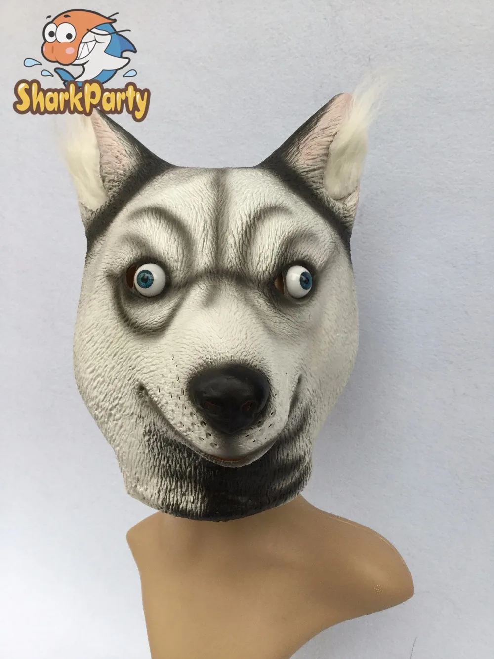 new arrival animal Siberian husky dog mask Halloween Payday Masquerade