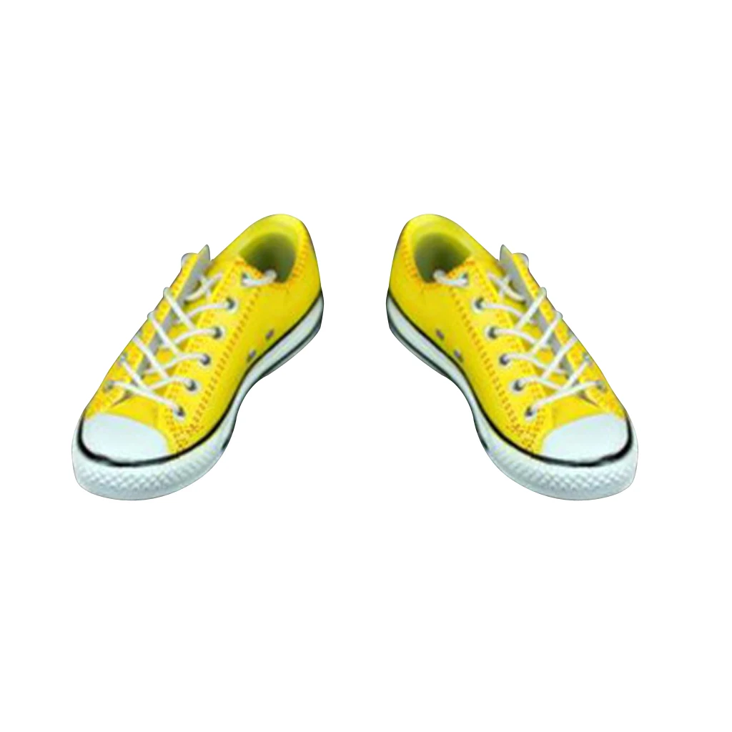 

New Arrivals 1/6 Lace Up Canvas Shoes Flats Sneakers for 12'' Male Action Figure Birthday Gift Hot Toys Figures Accessories