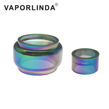 

Replacement Pyrex Glass For TFV8 baby V2 Tank 5ml Capacity Bubble Rainbow Glass Tube +Rainbow Drip Tip