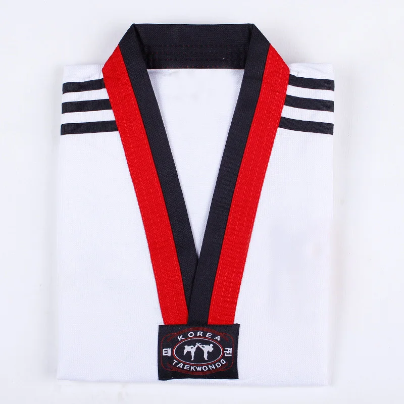 

Taekwondo Dobok Long-sleeve Tae kwon do Uniform Karate Clothes Professional Taekwondo Trainers Cotton White Clothing kids adult