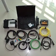 MB Star C5 SD Connect for BMW ICOM A2 B C Programming 2in1 Diagnostic Tool with 1tb Latest Software in CF-52 laptop teamviewer