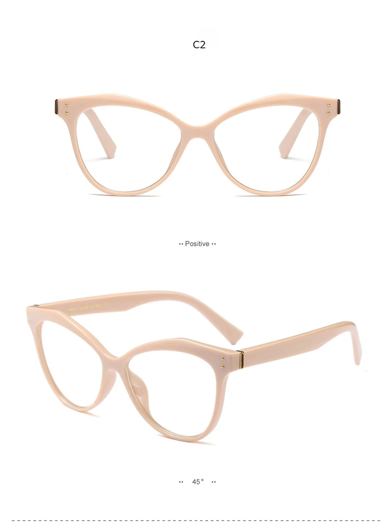 Модная оправа для очков кошачий глаз, женские очки, компьютерные оптические очки для женщин, винтажные очки, прозрачные линзы, оправа для очков RS466