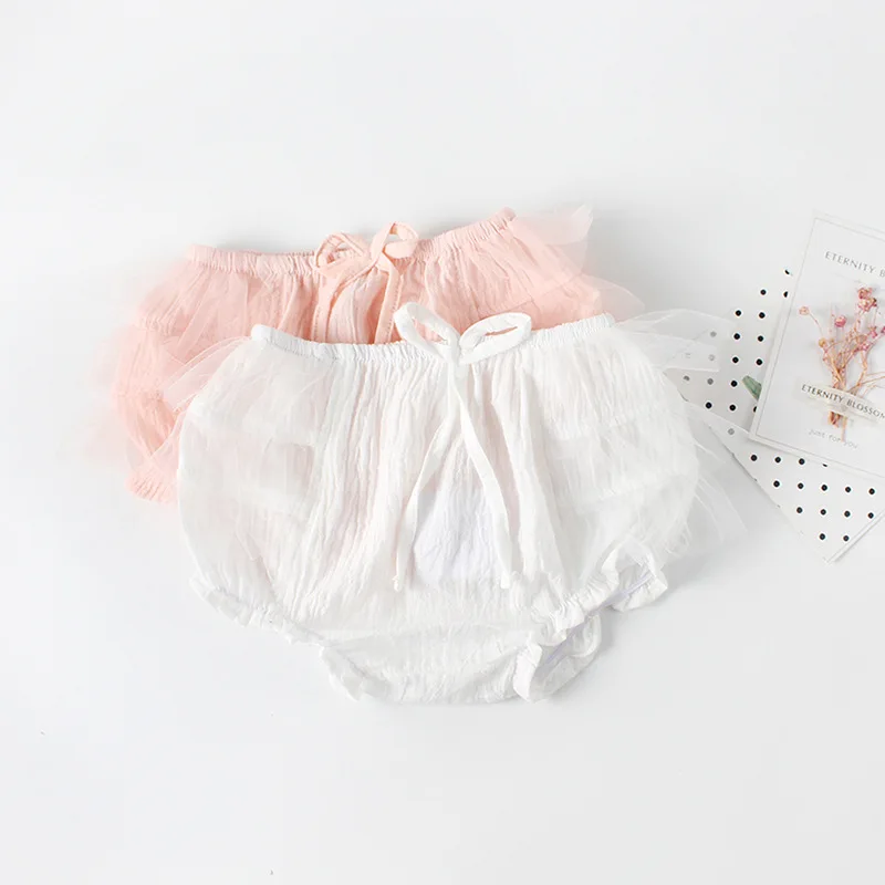Детские штаны с рюшами для новорожденных мальчиков короткая одежда маленьких