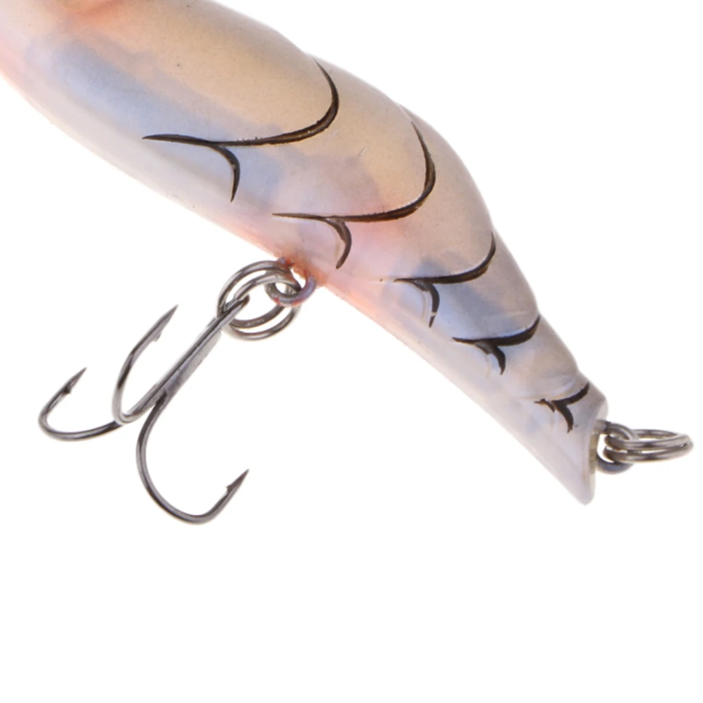 Perfeclan Fishing Lure Shrimp Lure Squid 8cm/15g Hard Jig Baits Swing Shrimp Squid Lure Squid Jigs Fishing Lures