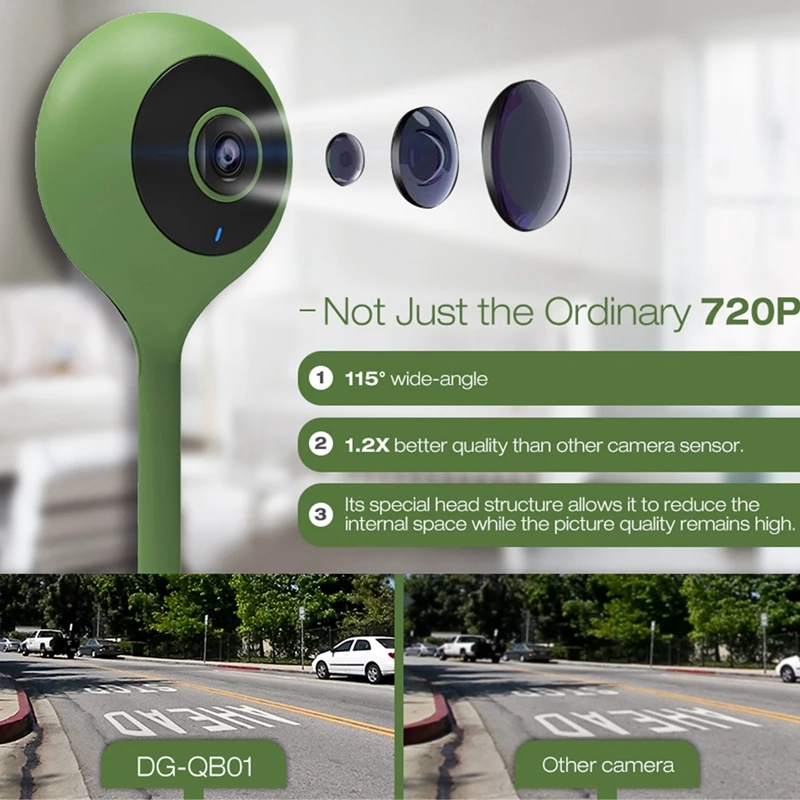 Digoo DG QB01 мини видеокамер гибкие 720 P 2 1 мм Беспроводной WI FI Ночное видение